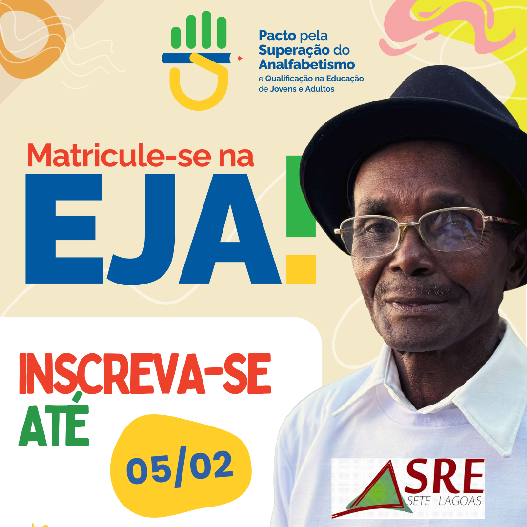 Matrículas abertas na Educação de Jovens e Adultos (EJA) – 2025
